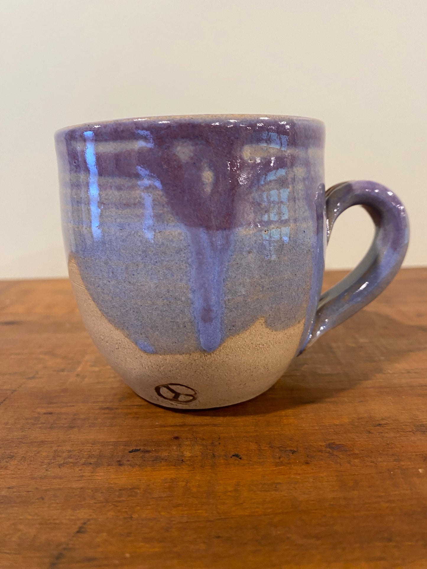 Purple butterfly. mini mug