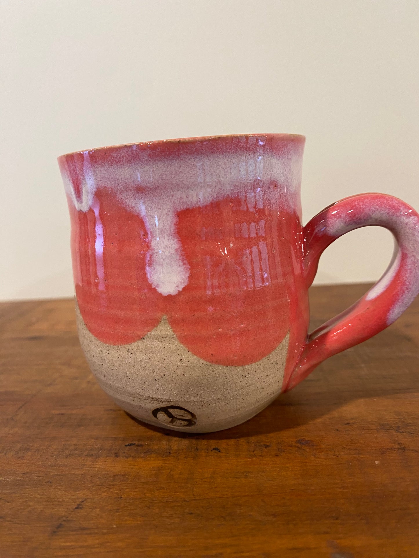 Pink rose mini mug