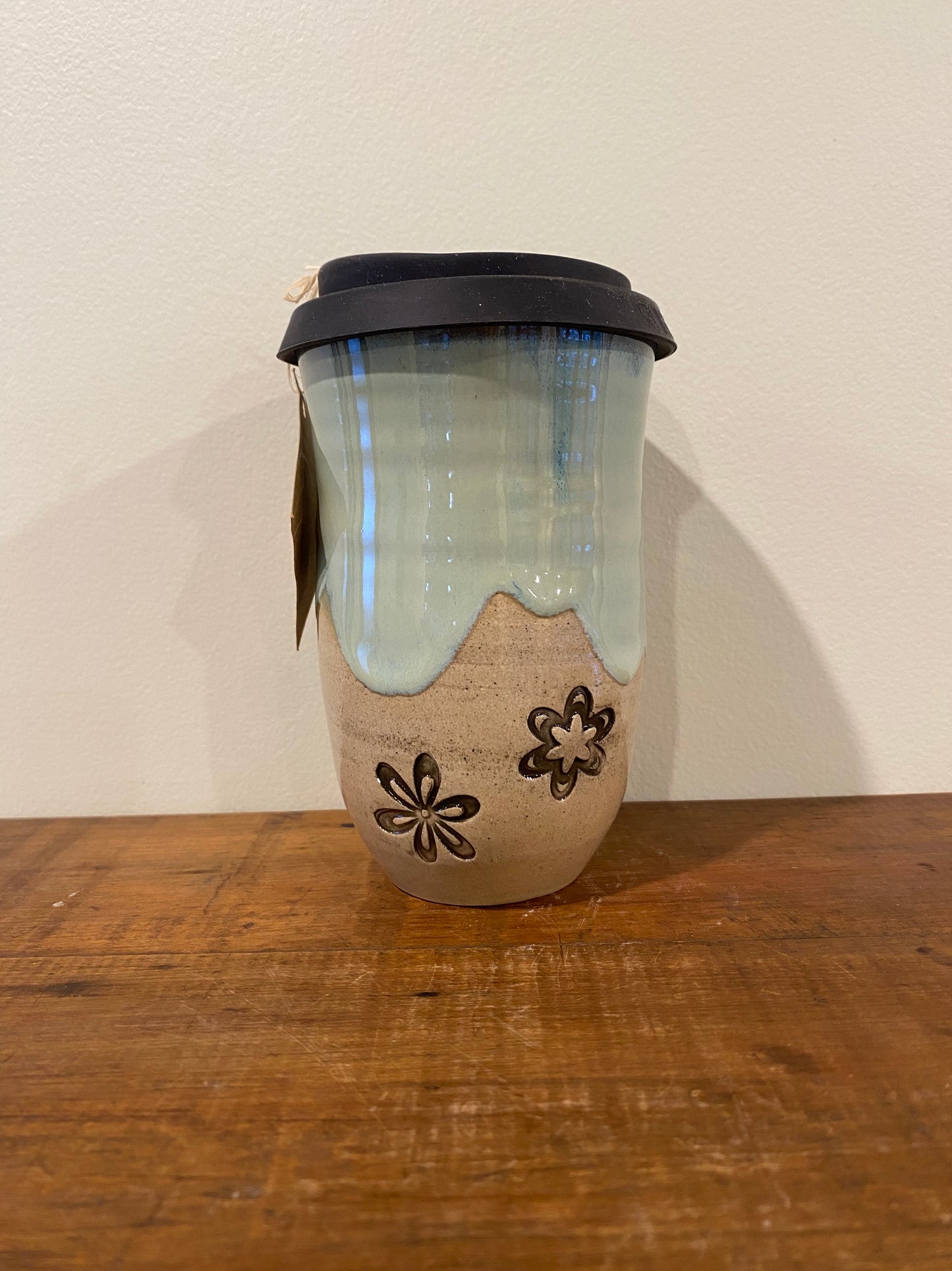 flowers green Large Keep Cup