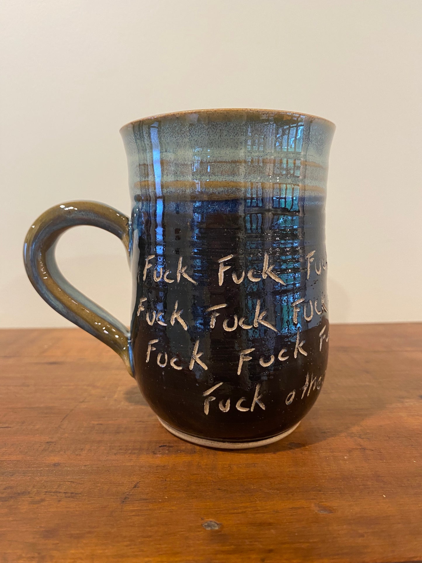 F*** mug green