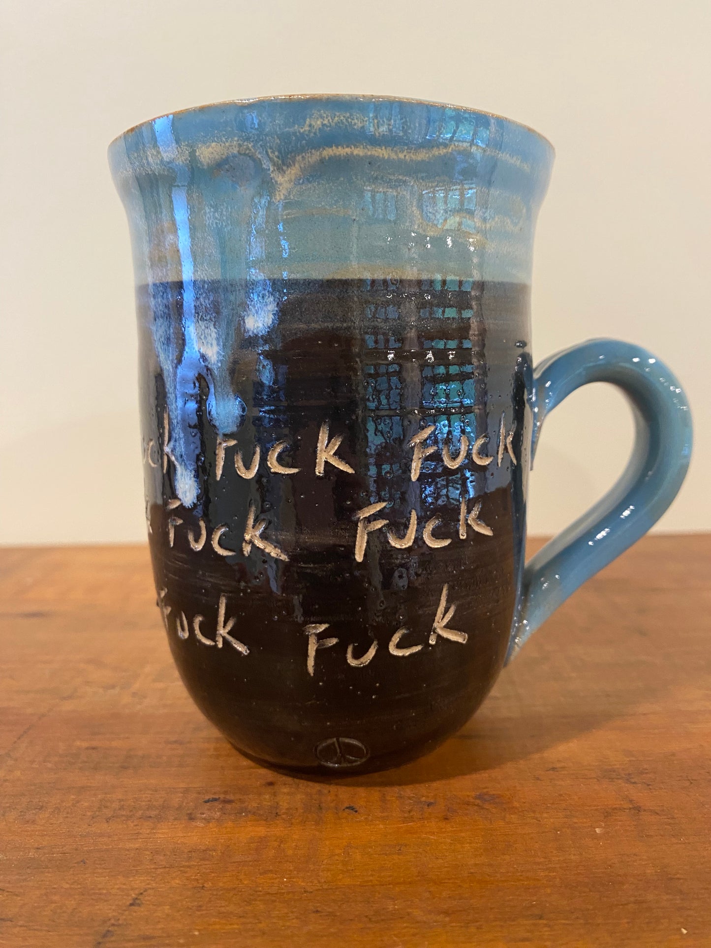 F*** mug turquoise
