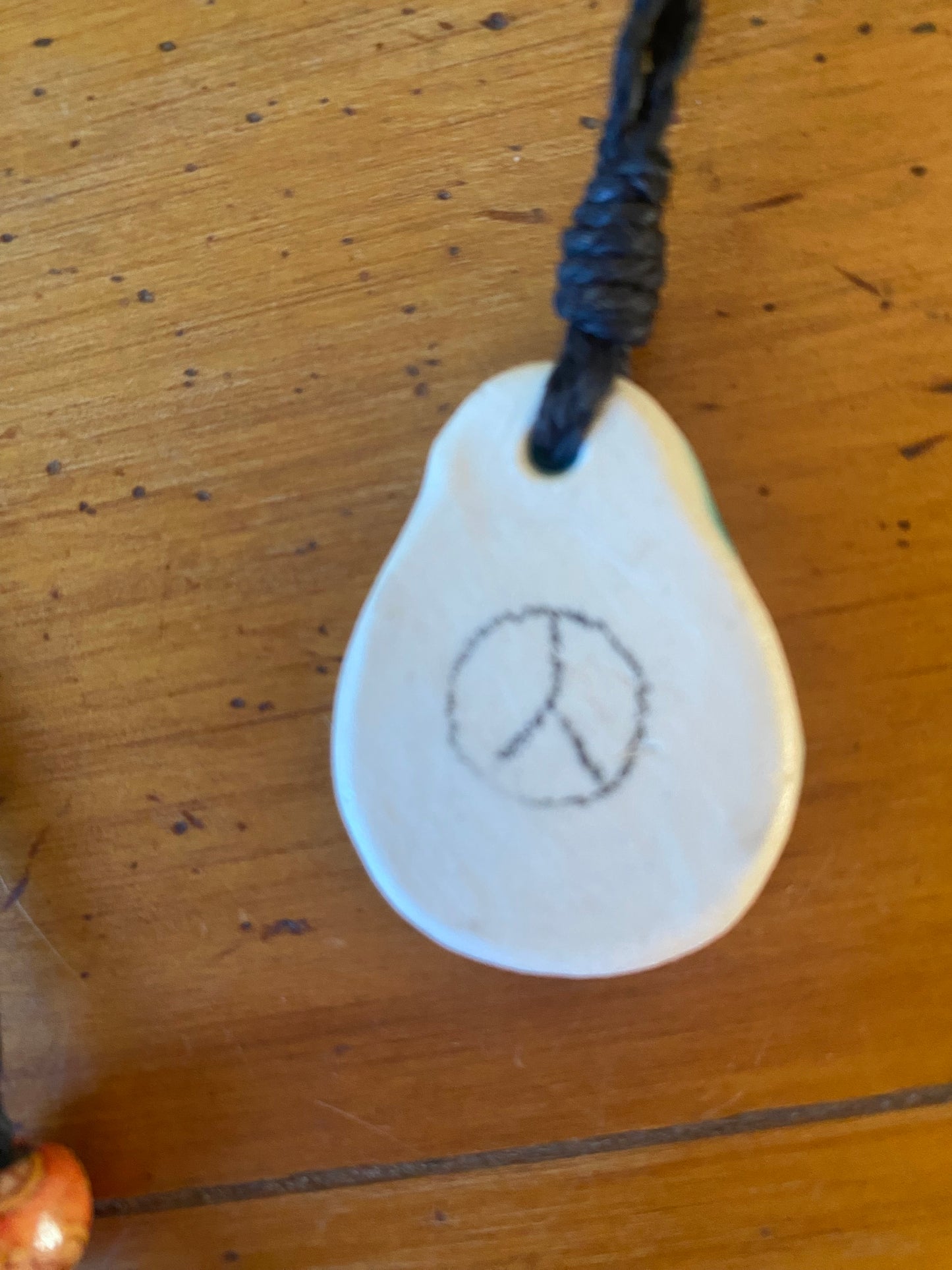 Drop necklace flower