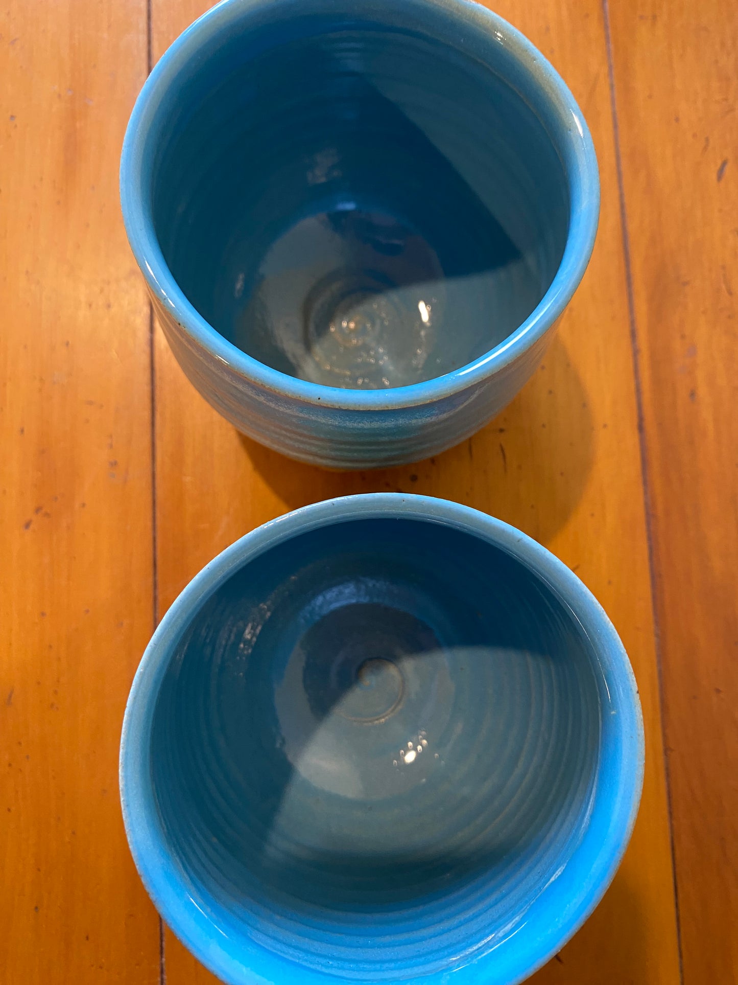 Tumblers beachy turquoise pair