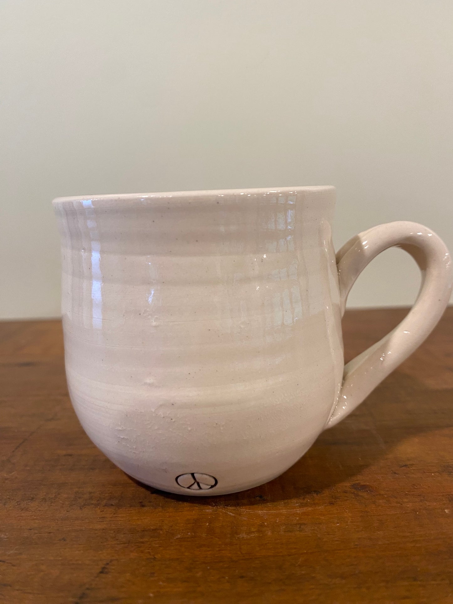 Fantail mini mug, white