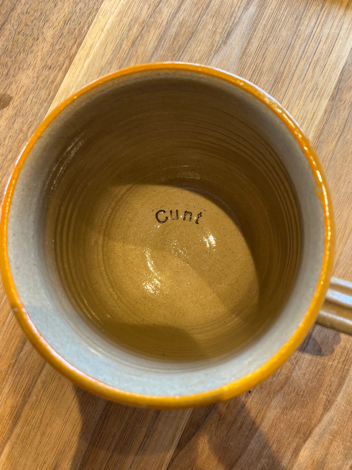 Sunny stripe mug with suprise C***