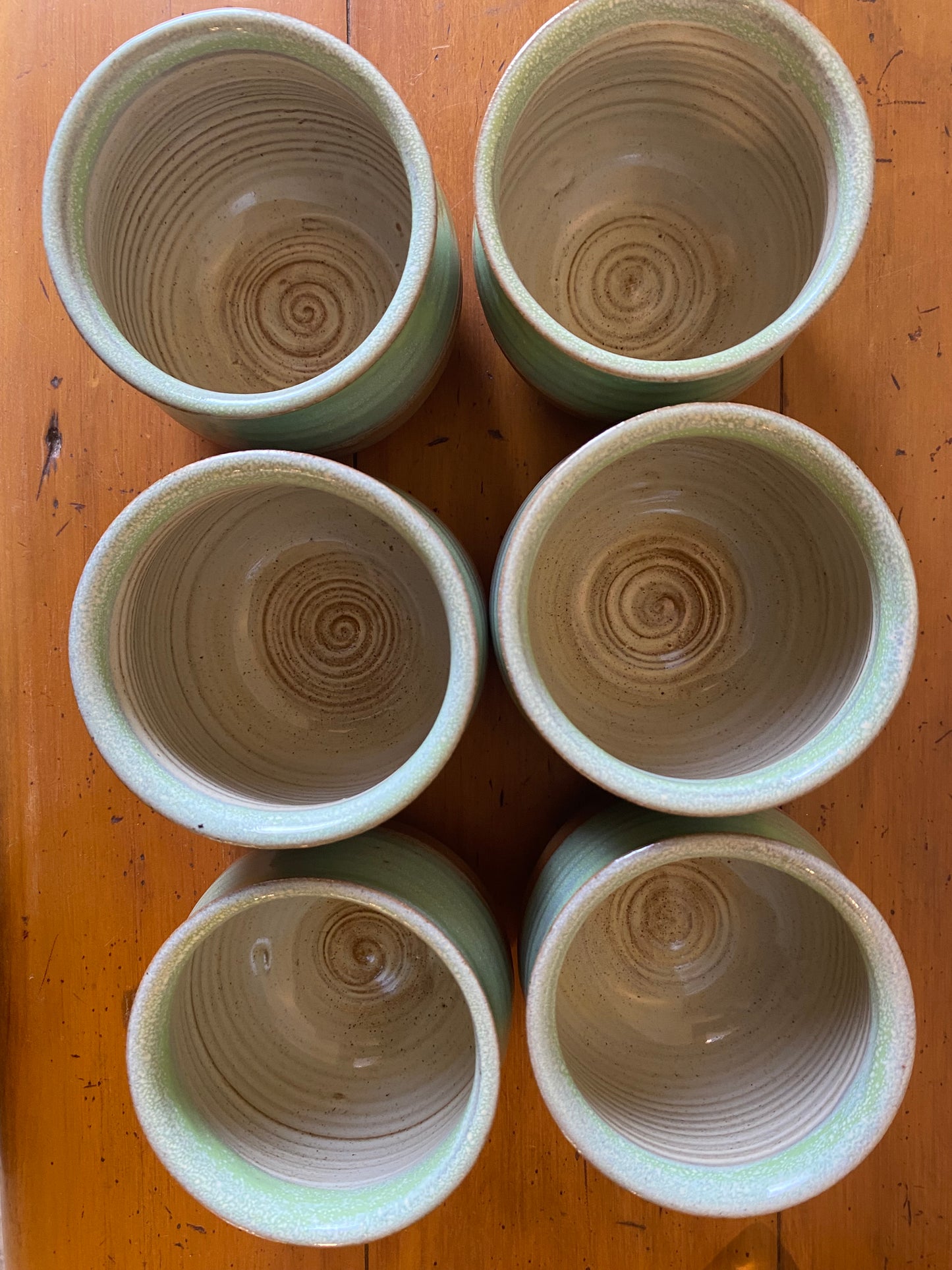 Cacao Bowl apple green set of 6