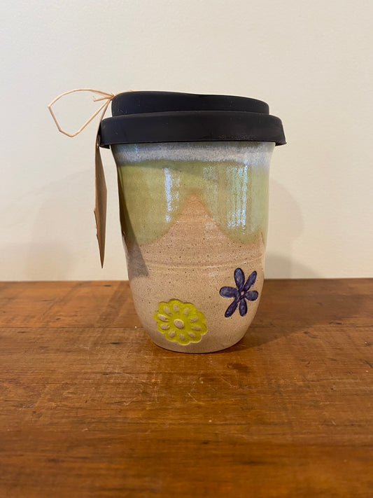 Retro Flowers Regular Keep Cup