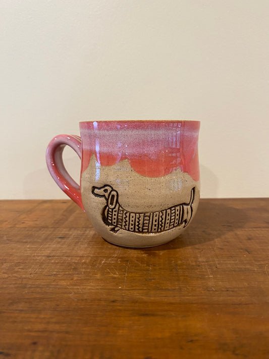 Sausage dog mini mug