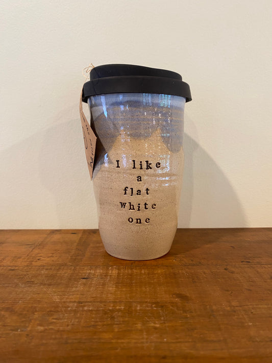 I like a flat white one Large Keep Cup