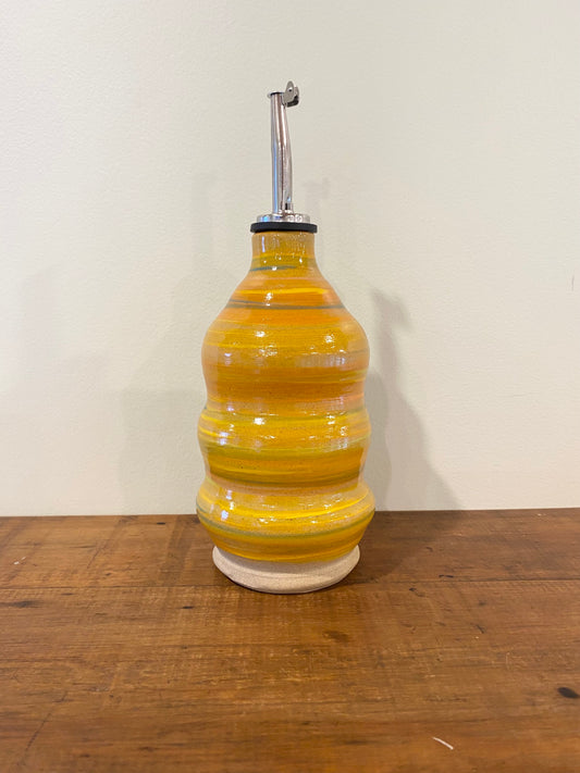 Sunny stripe oil bottle