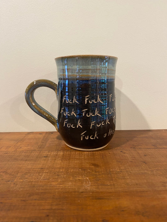 F*** mug green