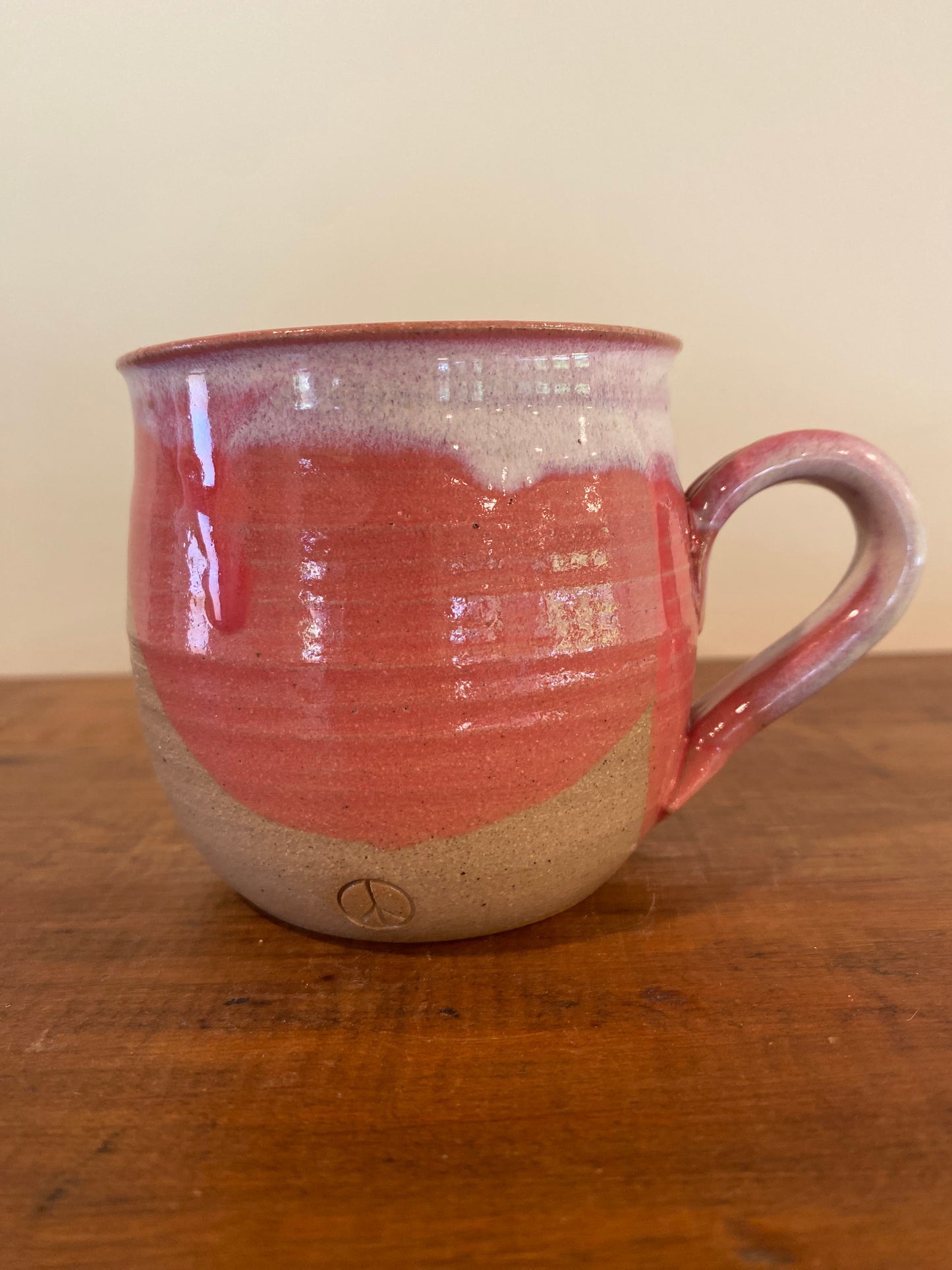 Pink rose mini mug