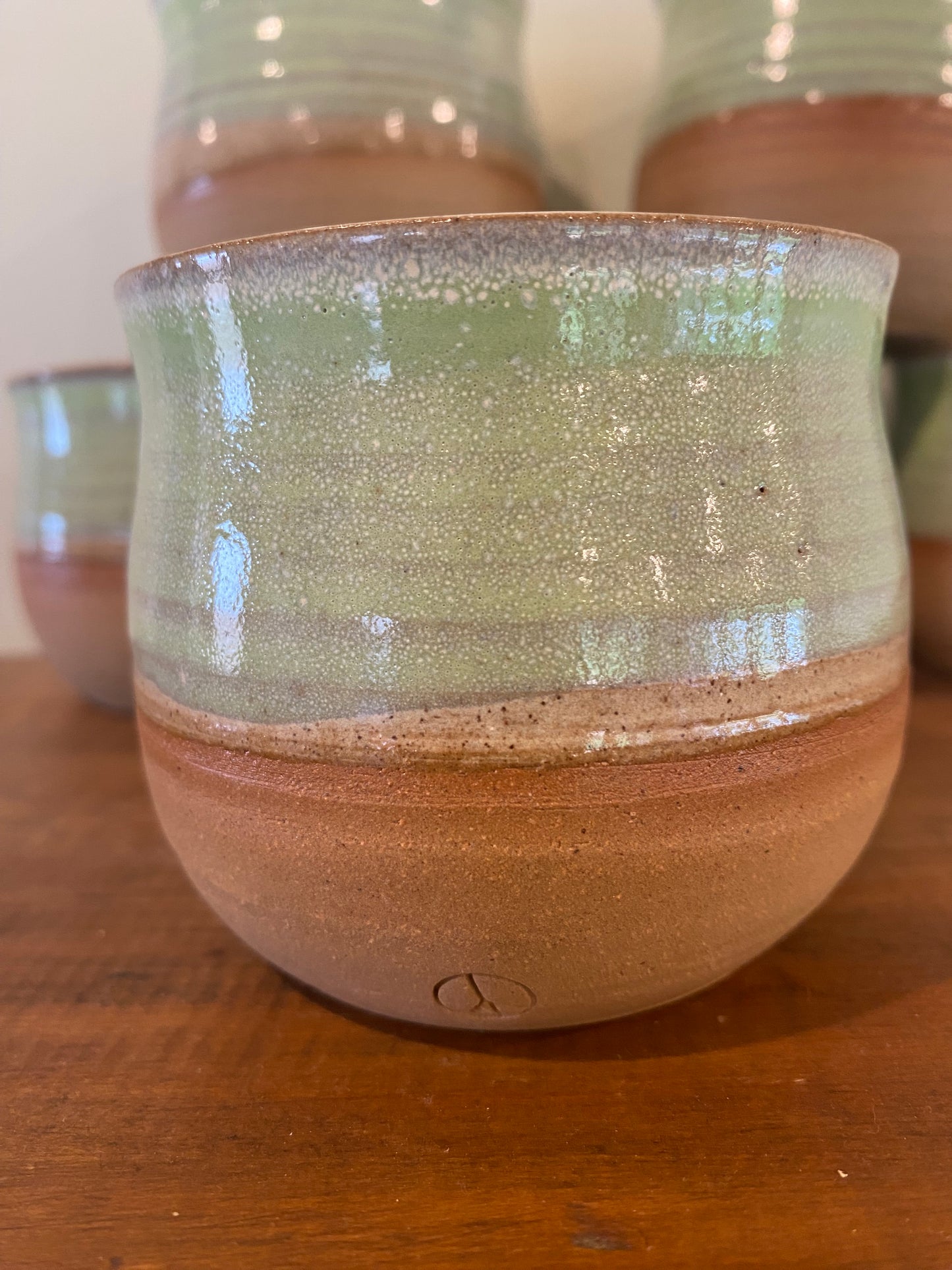 Cacao Bowl apple green set of 6