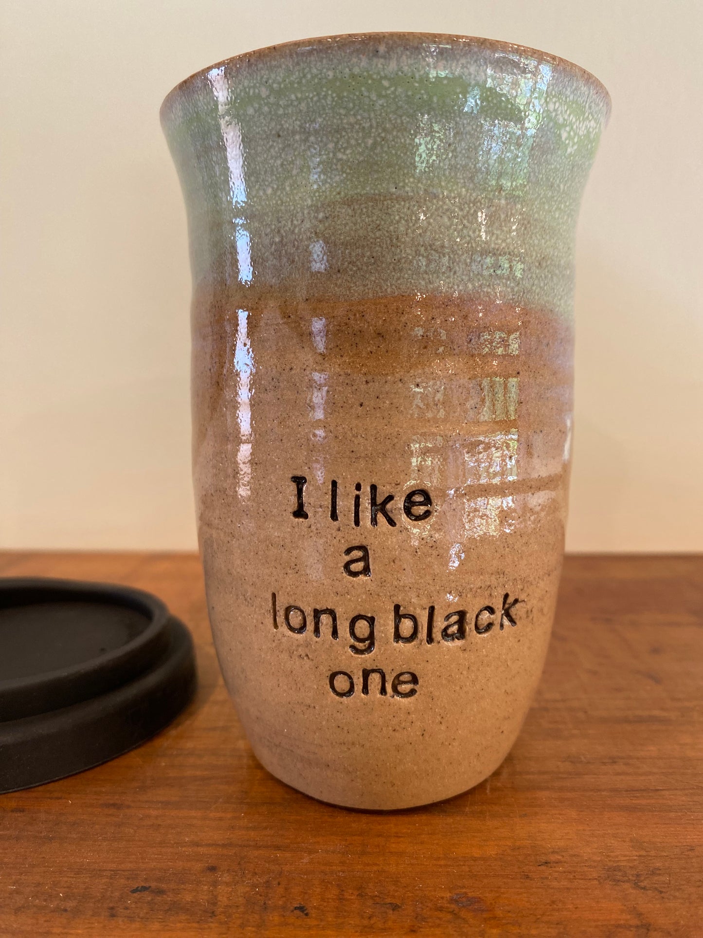 I like a long black one Large Keep Cup