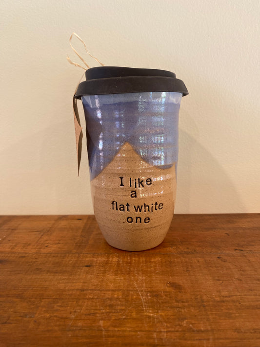 I like a flat white one Large Keep Cup