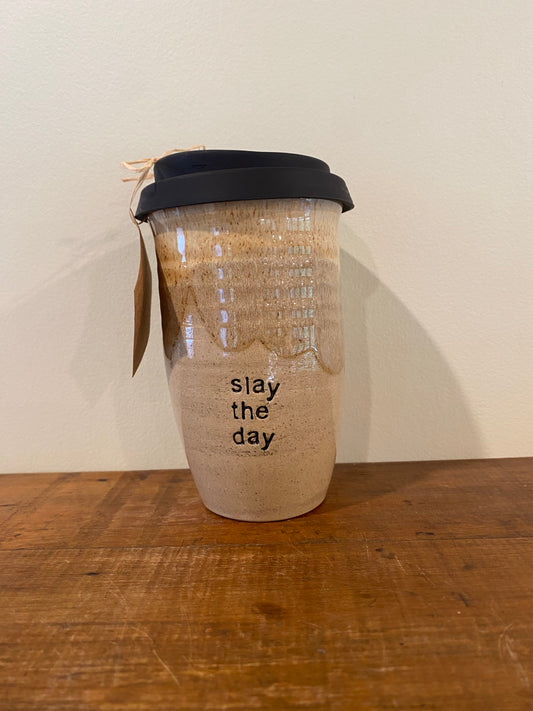 Slay the day Large Keep Cup