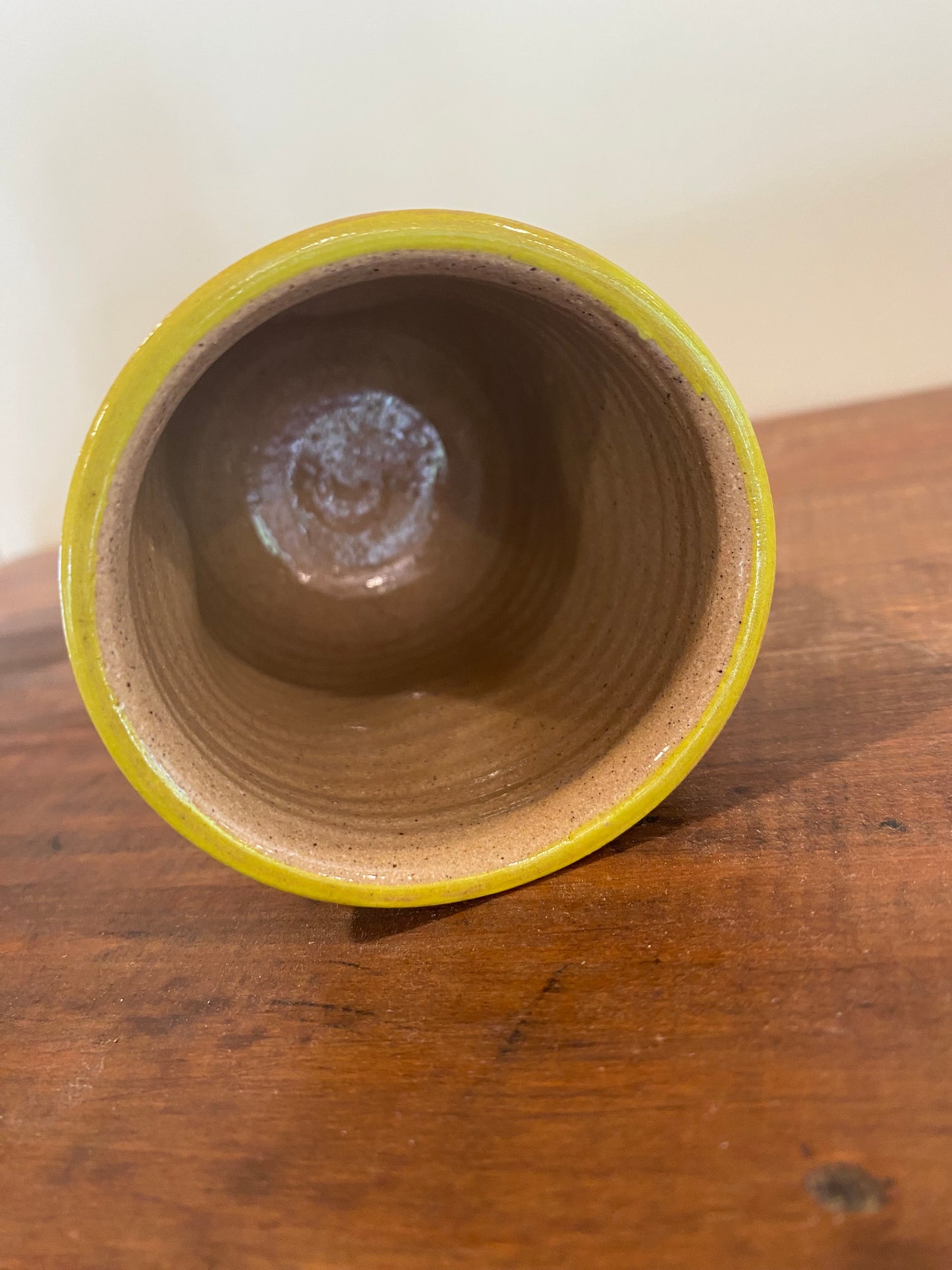 Thumb grip tumbler lime Small